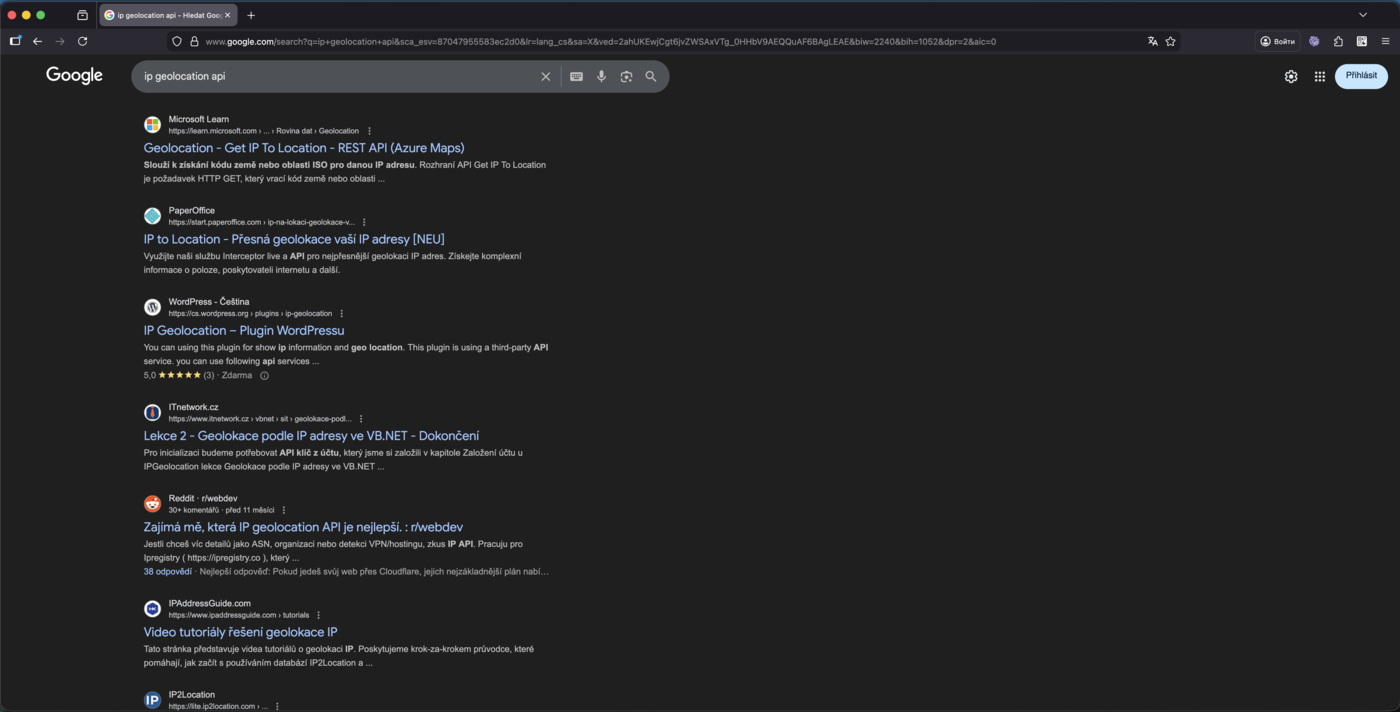 Search engines (for example, Google)